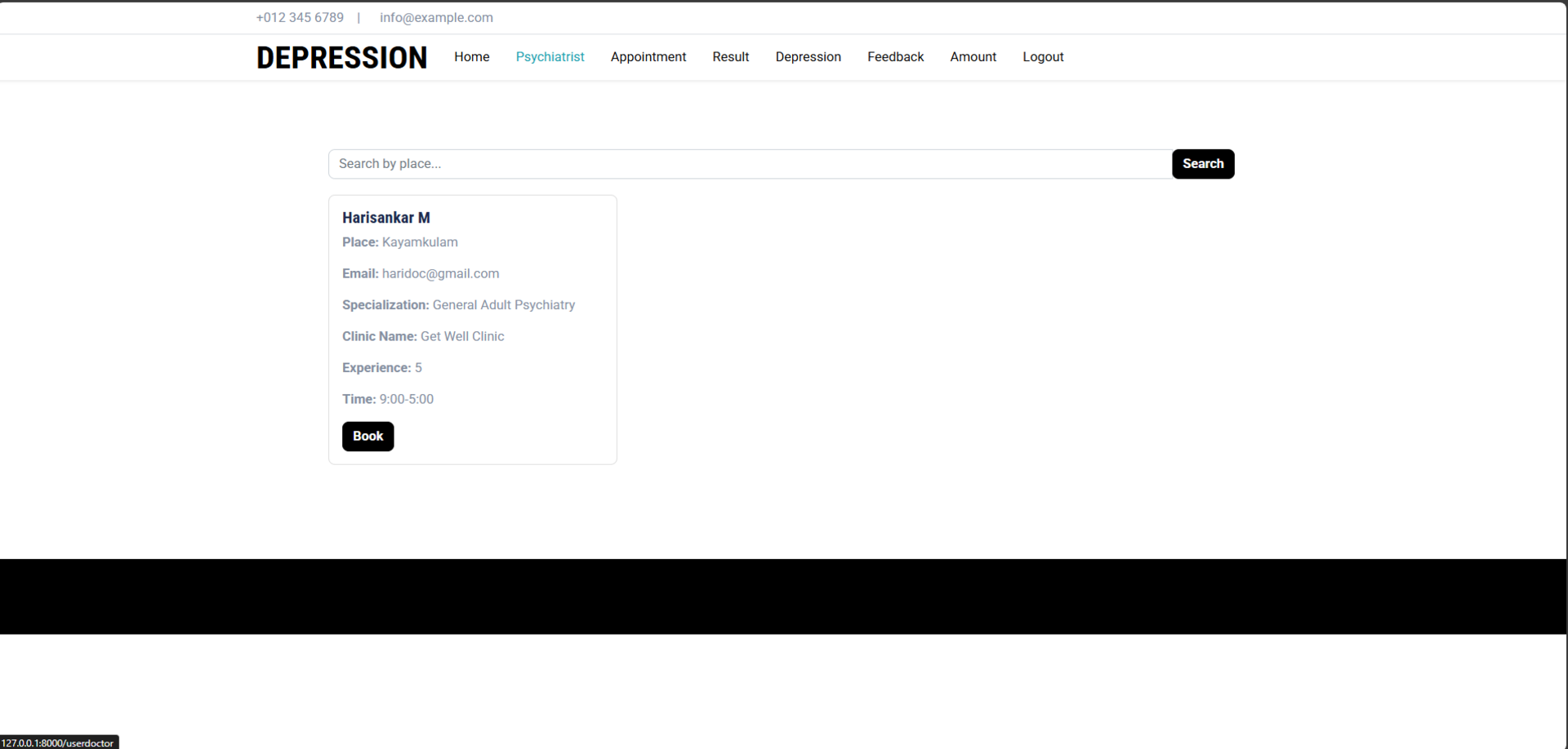 Depression Detection Screenshot 6
